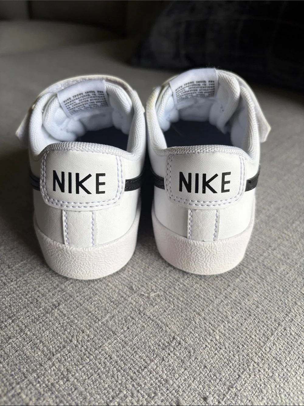 Nike Blazer Low 77’ Kids' White and Black Low-Top Casual Sneakers